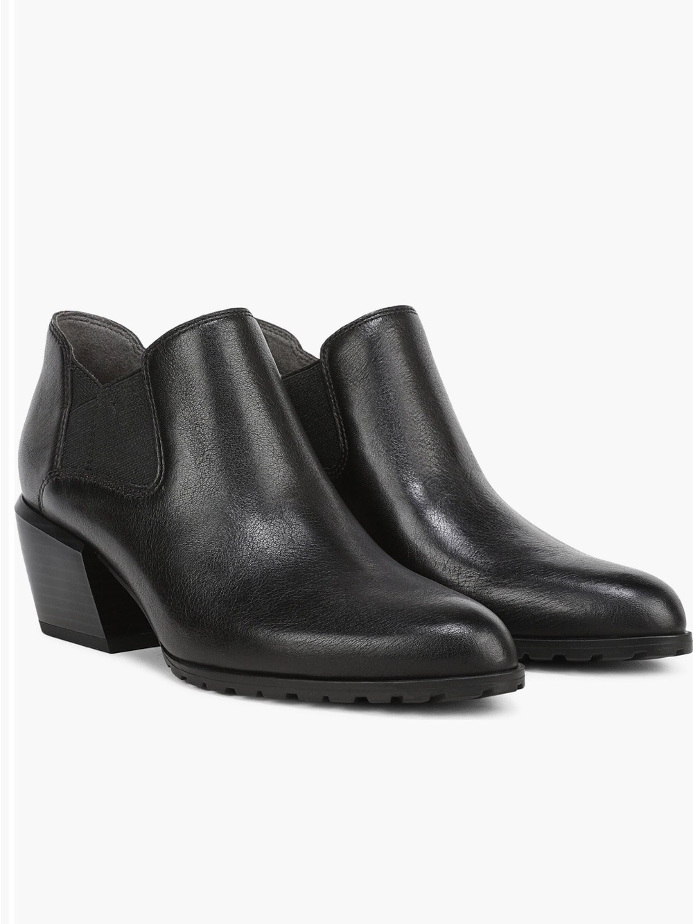 Vivonic NIB Bethany Waterproof black leather healed ankle bootie, size 9W